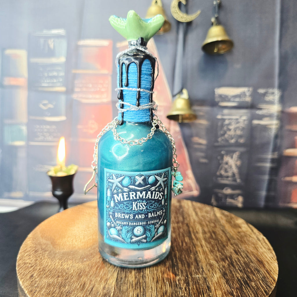 Handmade Mermaids Kiss Color Changing Decorative Potion Bottle Prop