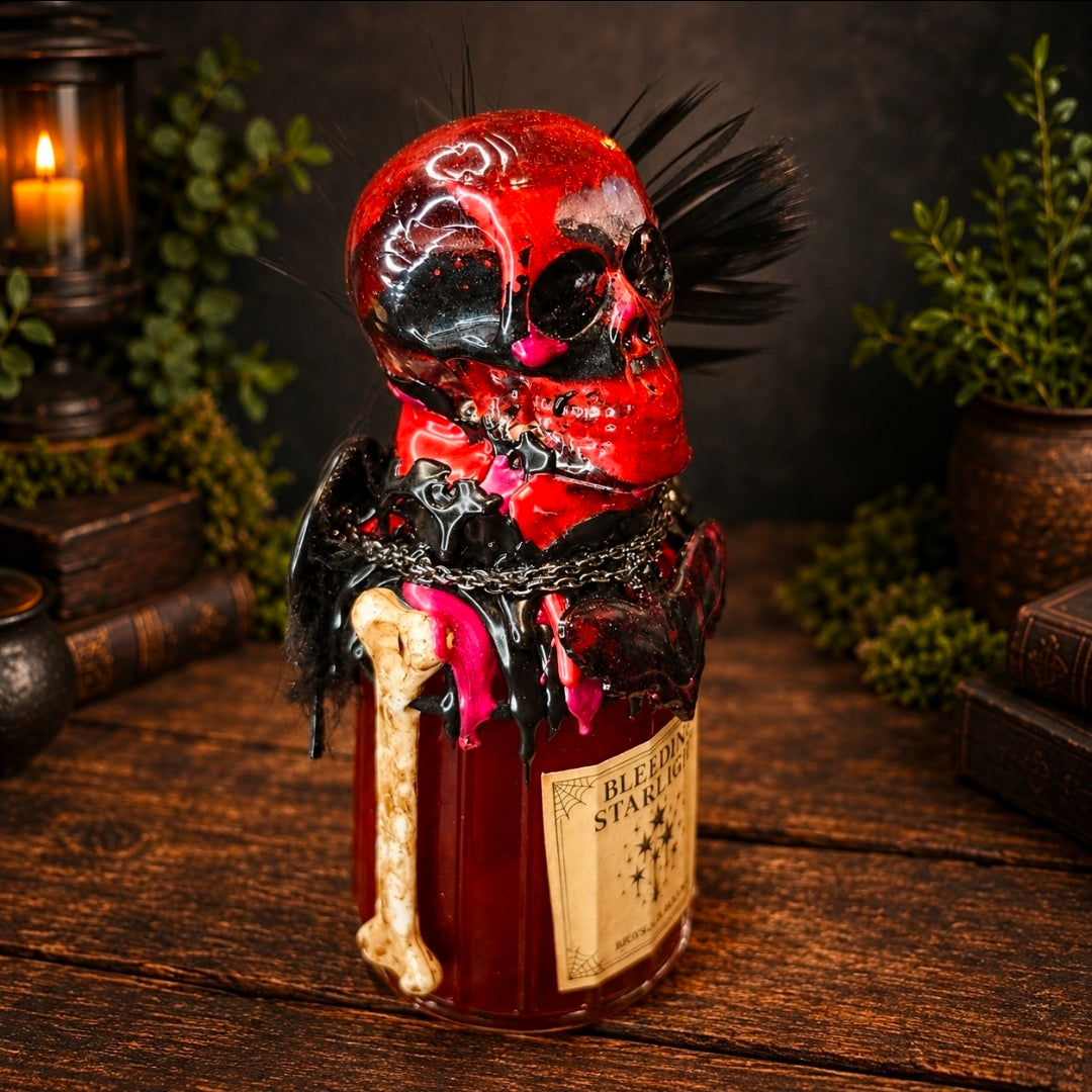Handmade Bleeding Starlight Gothic Galaxy Potion Bottle A Color changing Decorative Prop
