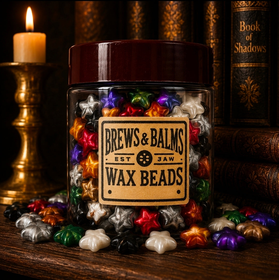 100 Count Wax Beads for Wax Sealing DIY Wax Seals - Various Colors - by Brews & Balms
